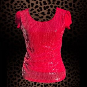 Y2k Candies Sequin pin-up style top